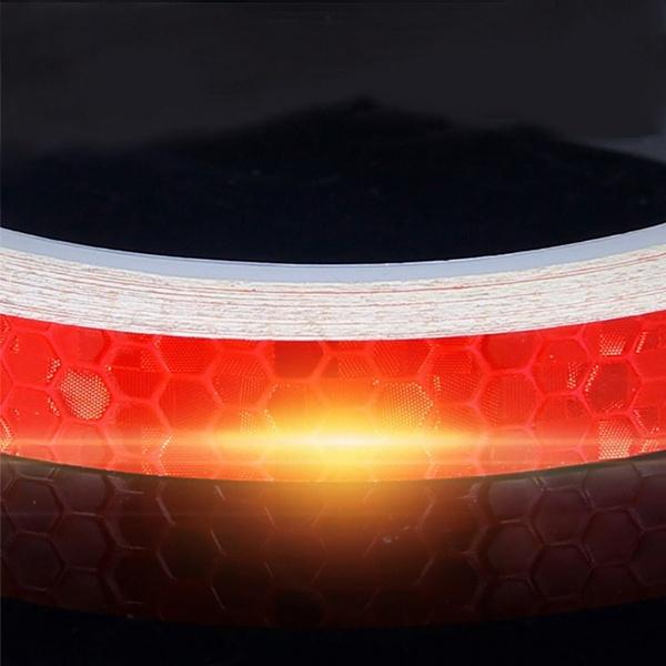 1 шт., 8 м, светоотражающая наклейка, отражающая лента, автомобильный велосипед, предупреждение о безопасности ночного движения