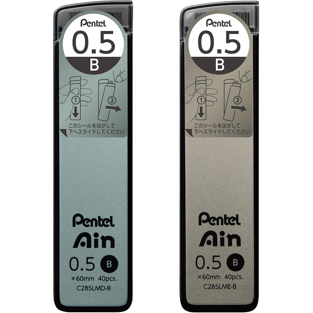Стержни для механического карандаша Pentel Pentel Ain Limited 0.5мм B AMZ-C285LMST1