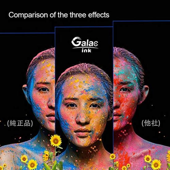 Восстановленный чернильный картридж Galac Ink Canon BC345XL с индикатором уровня оставшихся чернил для принтеров PIXMA и TS3330 (1 картридж) (BC-345XL Черный,