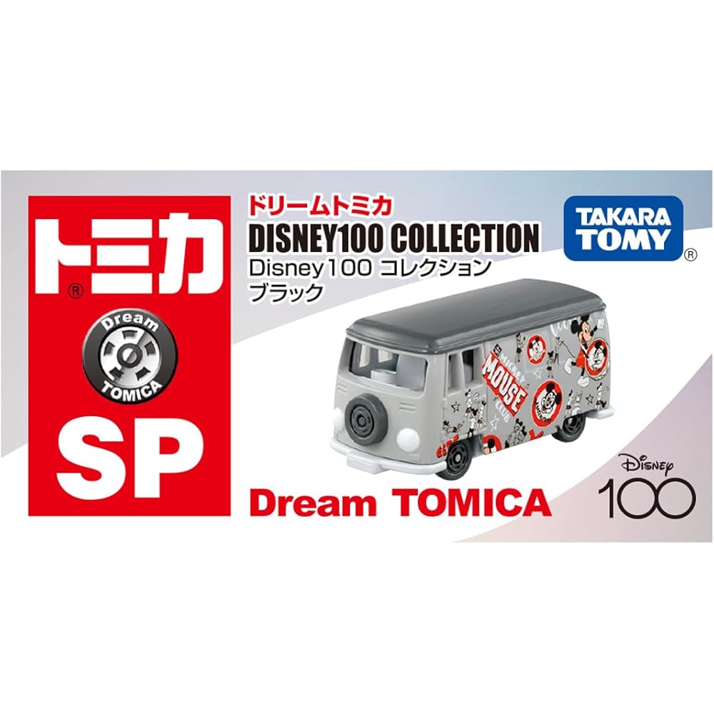 Takara Tomy Tomica Dream Tomica SP Disney100 Collection Black Mini Car Toy for Ages 3 and Up