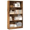VidaXL Bookcase Old Wood 80x24x143 Cm Engineered Wood, Bookshelf, Book Holder, Book Support, Cabinet of 857851