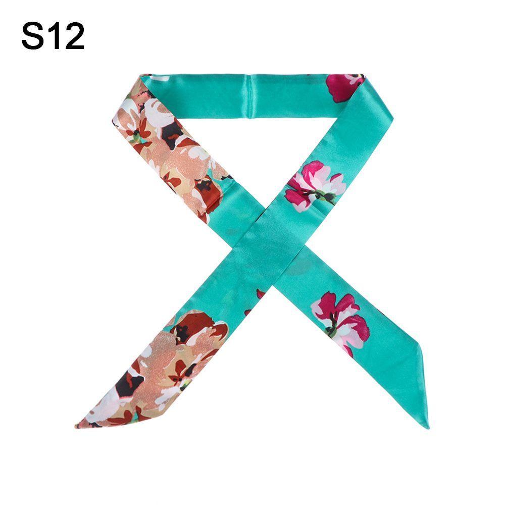 Wrist/Waistband Hairband Handbag Handle Ribbon Small Silk Scarf Decor Ribbon Scarf Neck Scarf