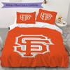 San Francisco Giants Pattern Bedding uilt Set uilt Cover Pillowcase Home Decoration Birthday Gift (1 * duvet cover + 2 * pillowcase without core)