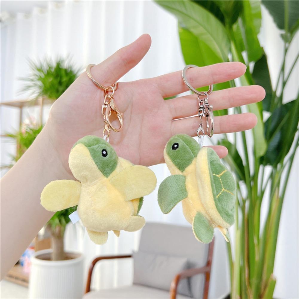 Small Sea Turtle Plush Toy 10cm Plush Toy Key Ring Children's Doll Accessories