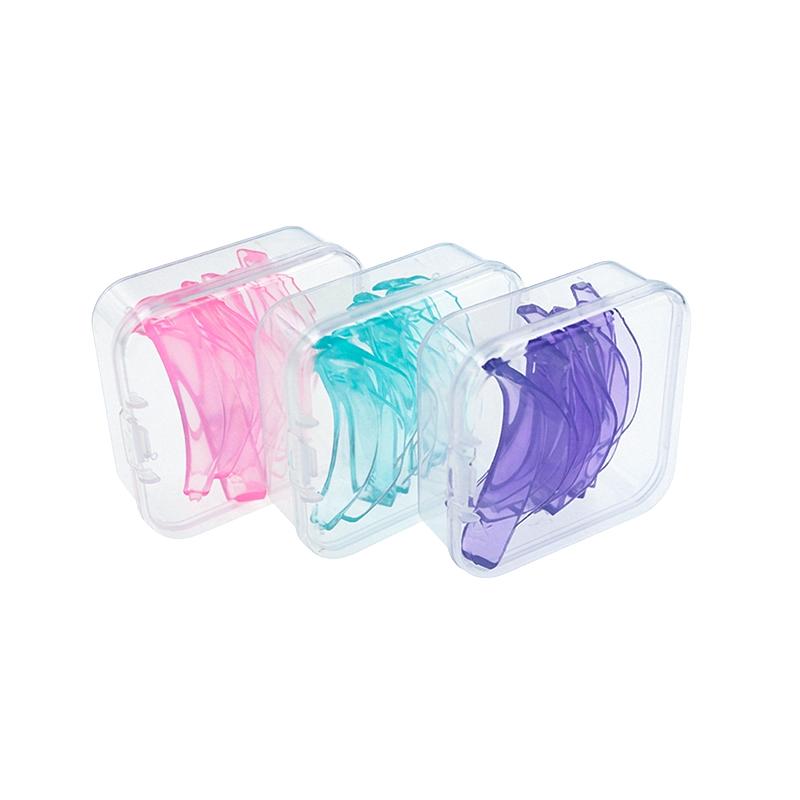 Crescent Silicone Lash Lift Shields, Pink 4 Sizes S/M/LXL Reusable Eyelash Perm Pads for Salon Lamination