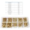 Essential Fasteners Threaded Nut Brass Insert Nut 1 Box Nut for DIY Projects