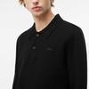 LACOSTE Knitwear Men's Black Lapel Moderate Other AH0676-031