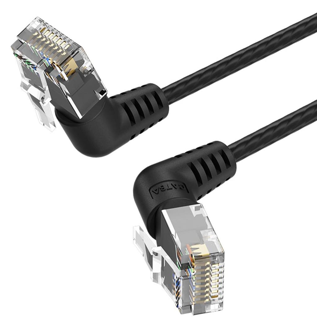VENTION Cat6A Ethernet LAN Cable (15m, Black)