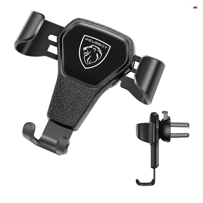 Stickers Gravity Car Holder Phone Air Vent Clip Mount Cell Stand Valve Stem For Peugeot 5008 408 308 Landtrek 208 2008 3008 508