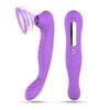 Зарядка Сосание Язык Лизание G-Spot Вибратор Двуглавый Женский Мастурбация Массаж Вибрирующее Копье Товары Для Взрослых