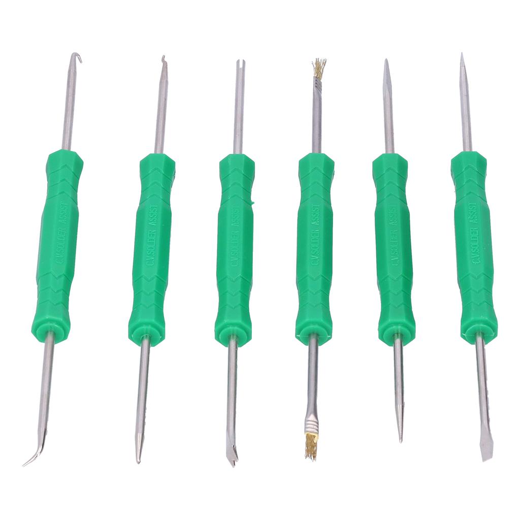 6pcs Professional Electronic Heat Assist Solder Welding Repair Tool Kit for PCB Clean