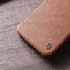Чехол Nillkin Qin Leather для iPhone 14 Plus - черный флип-чехол с защитой камеры
