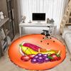 1pc Fruit Platter Chair Carpet for Office Non-Slip Mat for Office - Decorative Floor Mat  yy251030278
