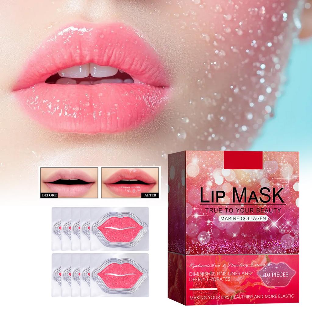 Коллагеновая маска для губ увлажняющая маска для губ пилинг от омертвевшей кожи пилинг для губ морщины маска для губ патч.10 мл