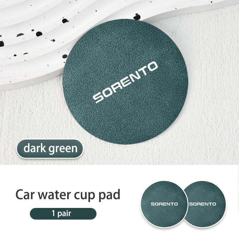 Car Coaster Water Cup Seat Non-slip Mat accessories For KIA Cerato Proceed Venga Sedona Forte Stonic Picanto