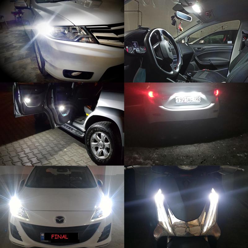 MAXGTRS 2x W5W T10 Светодиодная CANBUS Без Ошибок 5W5 12V 8W 950 Лм Супер Яркая Автомобильная Внутренняя Боковая Лампа 194 3030 SMD Авто Лампочка Белый Янтарный Красный