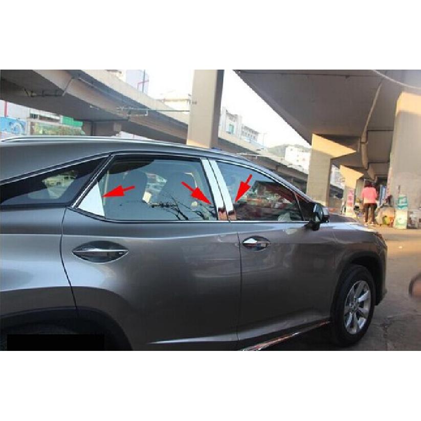 Стальная Накладка на Стойку Кузова Накладка на Окно для 2016- Lexus RX350 RX450h 12 шт