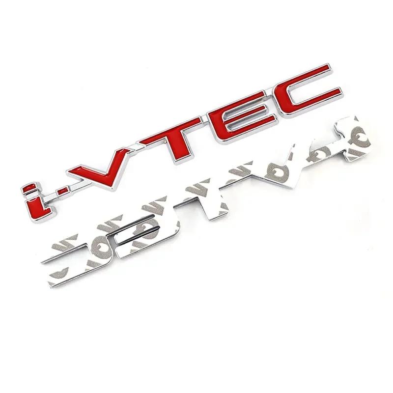 MPC4 Car Sticker VTEC Emblem Decal for Honda I VTEC Badge Fit Accord Odyssey CRV HRV Exterior Accessories Decoration