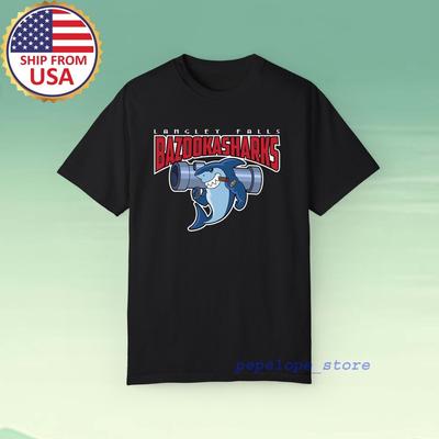 B Sharks Bazooka Sharks Мужской#039;s Черный Размер S5XL Унисекс Футболка