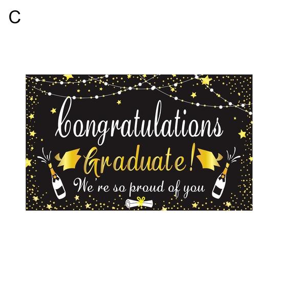 Выпускной баннер многоразовый складной для класса