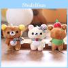 Toy Plush Bear Keychain Keyring Toy Pp Cotton Stuffed Doll Bag Gift Pendant