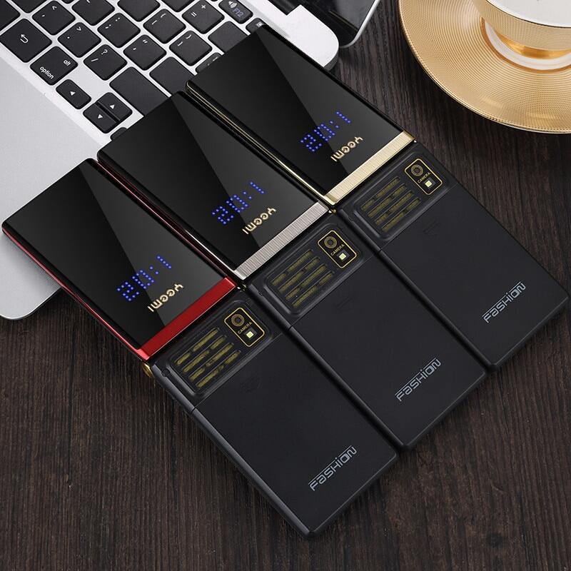 YEEMI M2+ 4G LTE раскладной мобильный телефон 2,84 дюйма двойной экран большие буквы вибрация Bluetooth MP3-плеер 1800 мАч двойной SIM-телефон