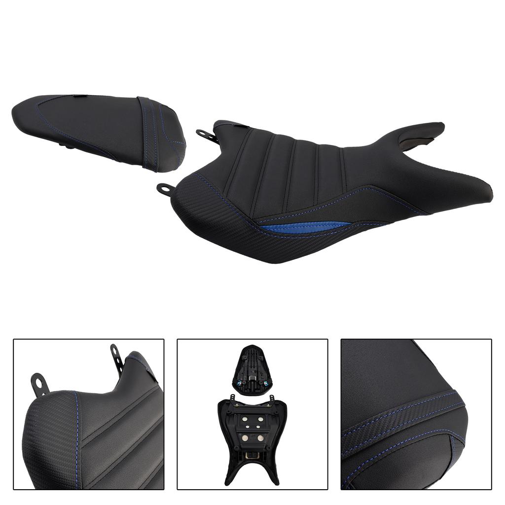 Front&Rear Raider Passenger Cushion Kit Blue For Yamaha Yzf-R3 25- Mt-03 25-