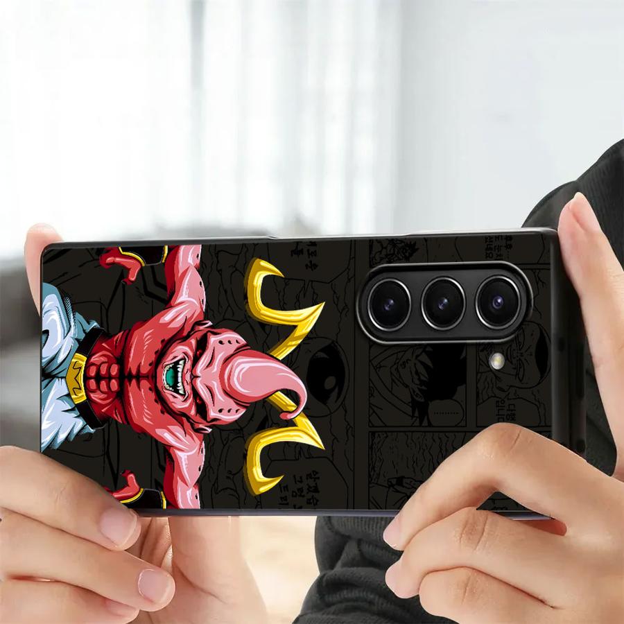 Чехол для Samsung Galaxy ZFold3 ZFold6 ZFold7 ZFold4 Z Fold 7 6 5 4 3 ZFold5 Задняя крышка телефона Dragon Ball Majin Buu