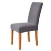 Universal Jacquard Chair Cover Stretch Solid Color Chair Covers Dining Room Wedding Hotel Banquet Home Decor Washable Seat Case