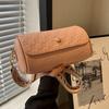 Fashion Cylinder Bag Women's New Wide Shoulder Strap Single Shoulder Messenger Bag