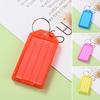 20Pcs Plastic Key Tags with Label Lightweight Writeable Removable Key Ring Tag Lightweight Colorful Key Organization Label