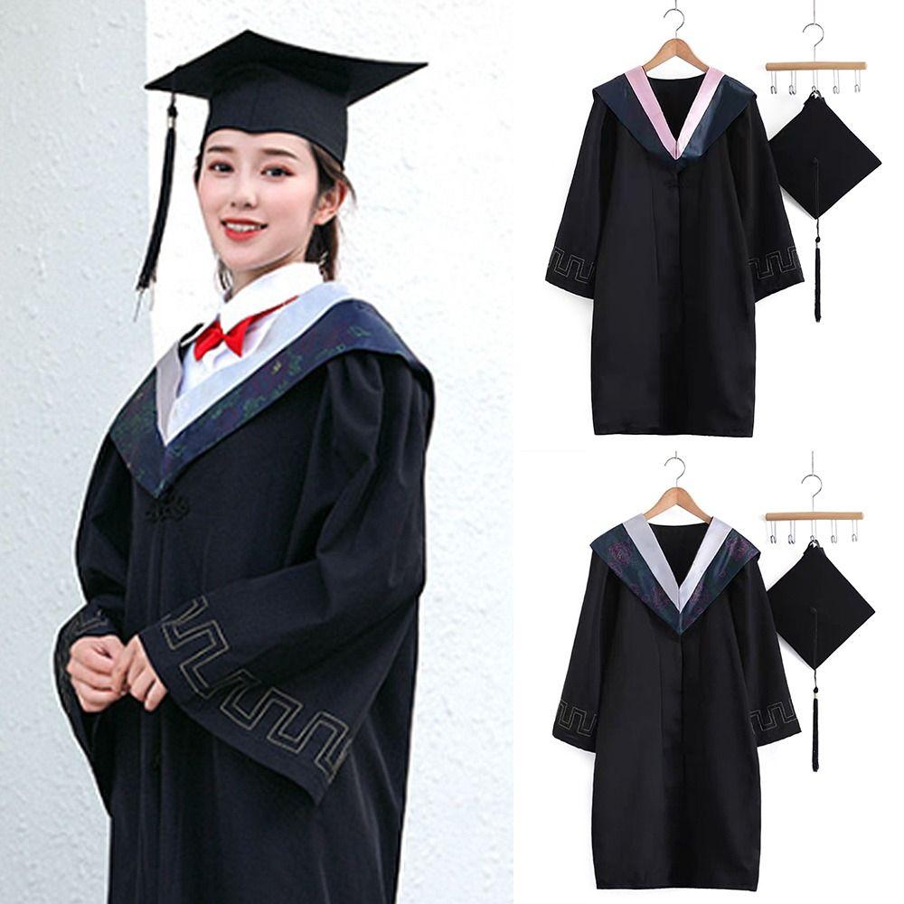 Церемония Поздравляем Выпускника Блеск Съемная Кисточка Комплект Мантии Выпускника Счастливого Выпускного Шляпа-конфедератка