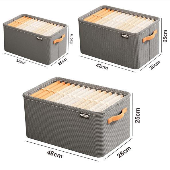 Домашний шкаф для одежды в стиле ящика, длинный прямоугольный, разделенный на секции, складной ящик для хранения одежды и брюк