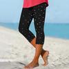 Women's Elastic Waist Pants Skinny Beach Pants