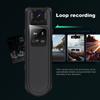 HD 2K Мини Камера Носимая WiFi Портативная Маленькая Цифровая Видеокамера с Поворотным Объективом 180 Для Охраны Правоохранительных Органов
