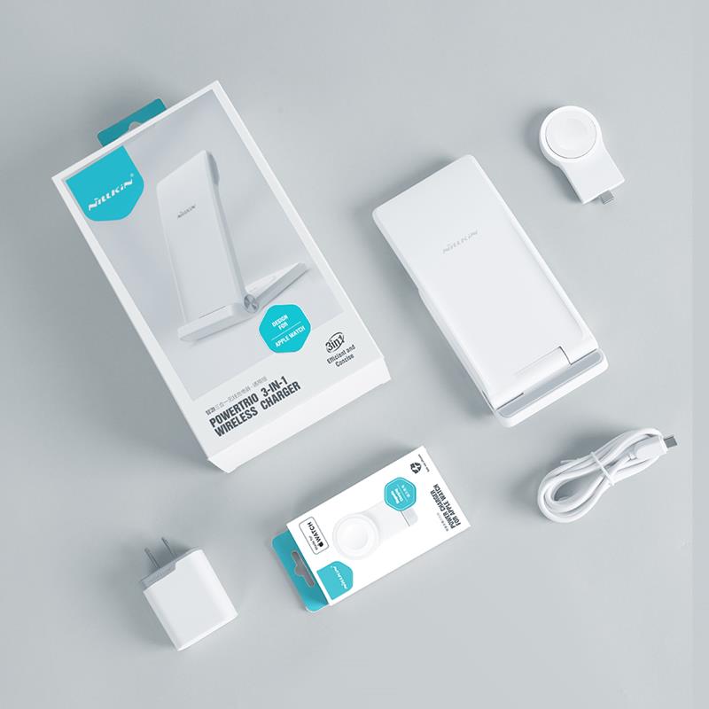 Nillkin Wireless Charging Powertrio 3W1 Mfi, Koncówka Do Apple