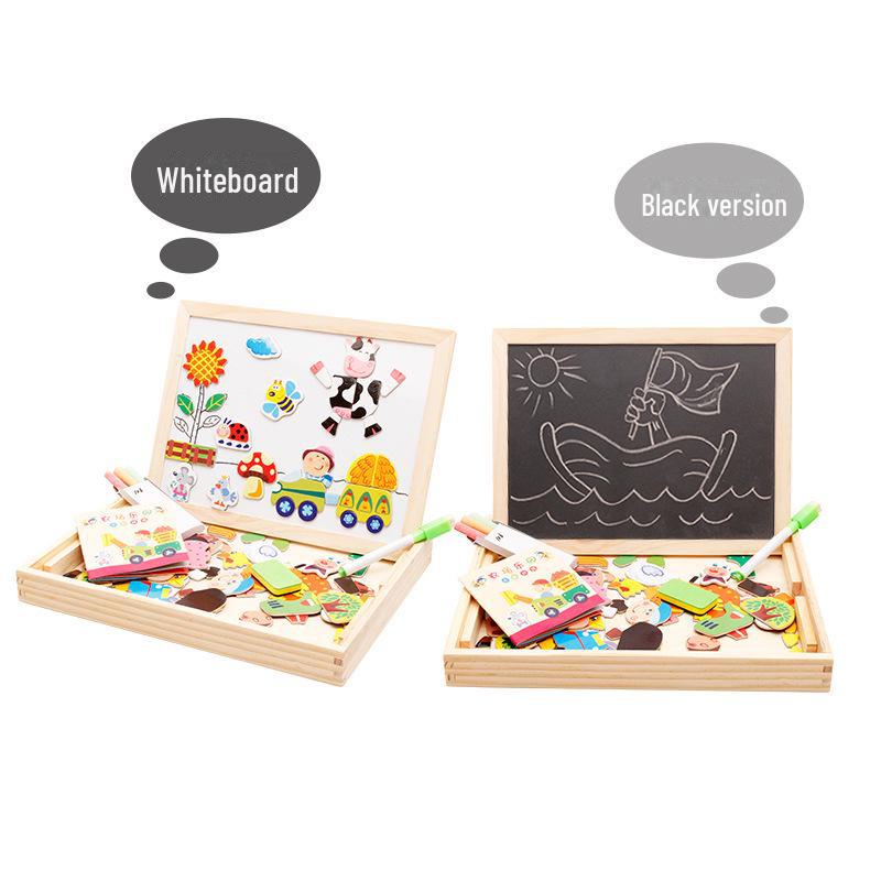 Магнитная доска для рисования-головоломки: Развивающая игрушка для детей «родитель-ребенок»