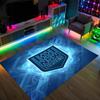 NSW Blues Design Crystal Velvet Carpet Cozy Non?Slip Printed Rug For Bedroom Living Room Entrance