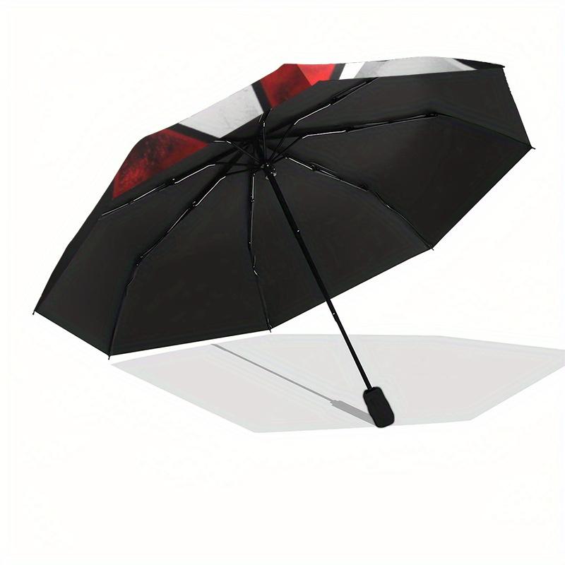 Наклейка с логотипом корпорации Umbrella - Официальный лицензионный товарКомпактный складной зонт-трость Umbrella 3-слойный для мужчин и женщин Подарок