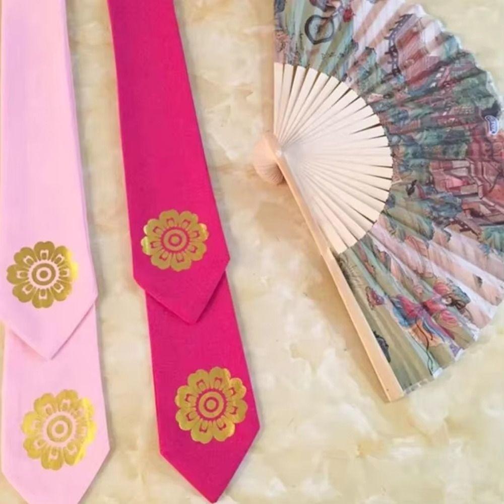 Flower Korean Headband Ribbon Stage Dance Costume Sweet Korean Hanbok Hairband  Hanfu