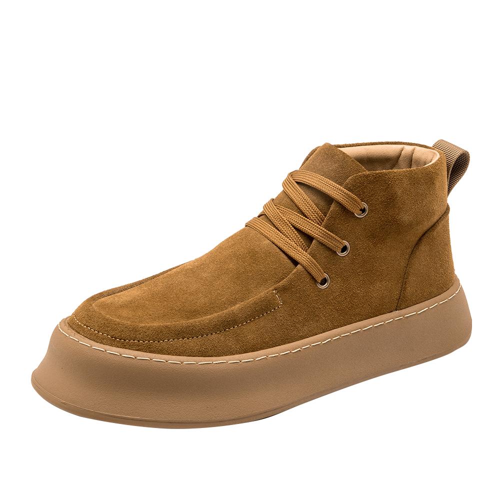 Autumn Winter Hot Selling Men's Ankle Boots Handmade Soles Comfortable Men's Business Casual Shoes Office Daily Oxford Shoes