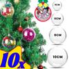 Christmas Transparent Ball Plastic Christmas Tree Hollow Open Ball Box Trinkets Wedding Holiday Gifts Party Home Decoration