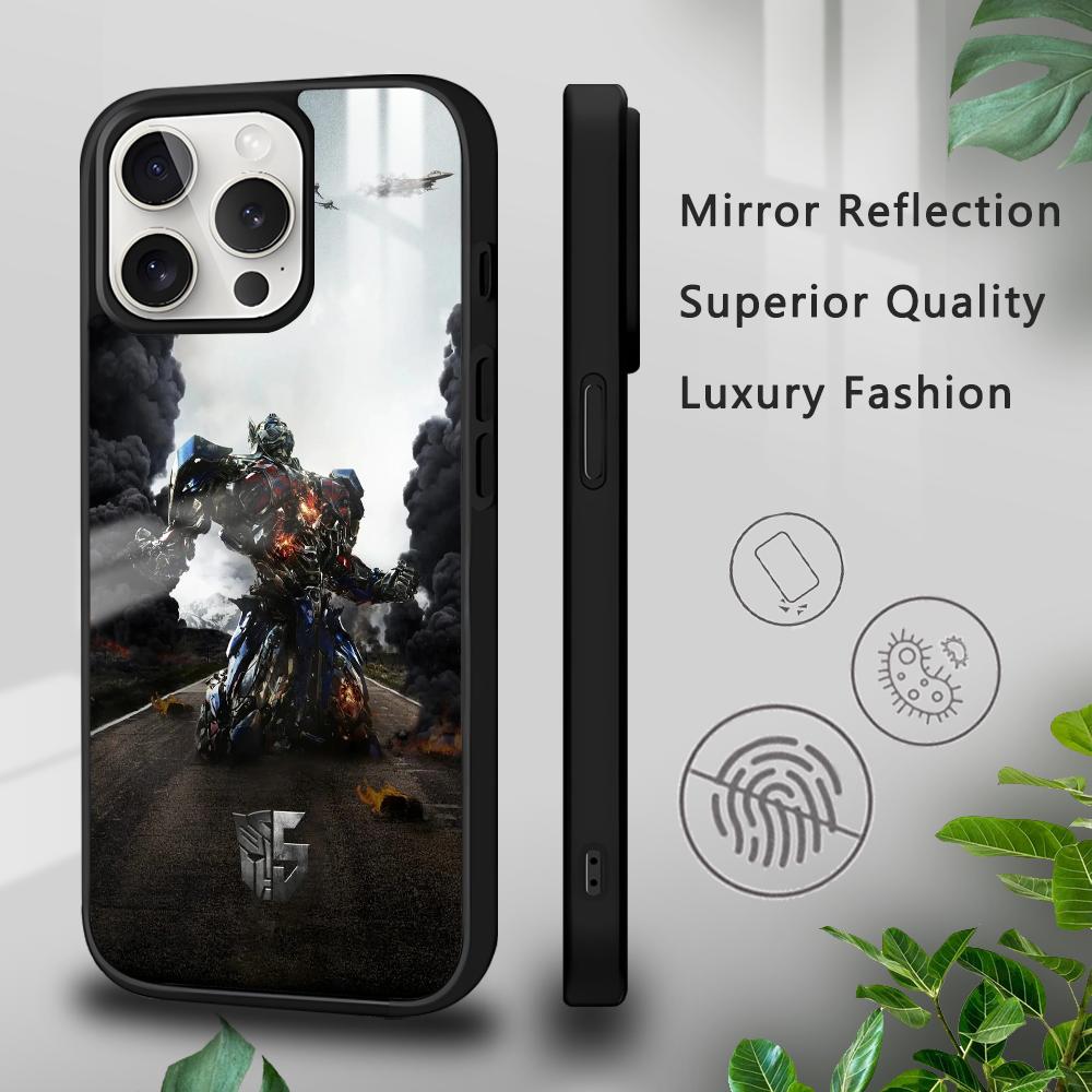 T-Transformers Autobot Phone Case For iPhone 16 15 14 13 12 11 Pro Xs Max Mini Plus Celulares Hard Funda