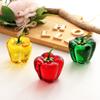 Хрустальная фигурка Миниатюрная скульптура болгарского перца Стеклянный овощной орнамент Украшение для дома Настольный дисплей Коллекционный арт-объект