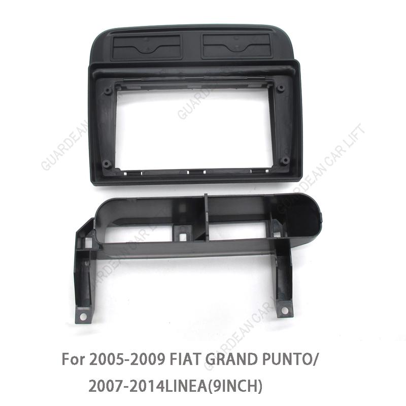 9INCH Car Radio Fascias For 2005-2009 FIAT GRAND PUNTO/2007-2014LINEA  Android Stereo Frame Player 2 Din Head Unit Panel Dash Tr