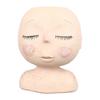 Face Flower Pot Head Planter Resin Face Planter with Drainage Hole for Indoor Outdoor Plants Style