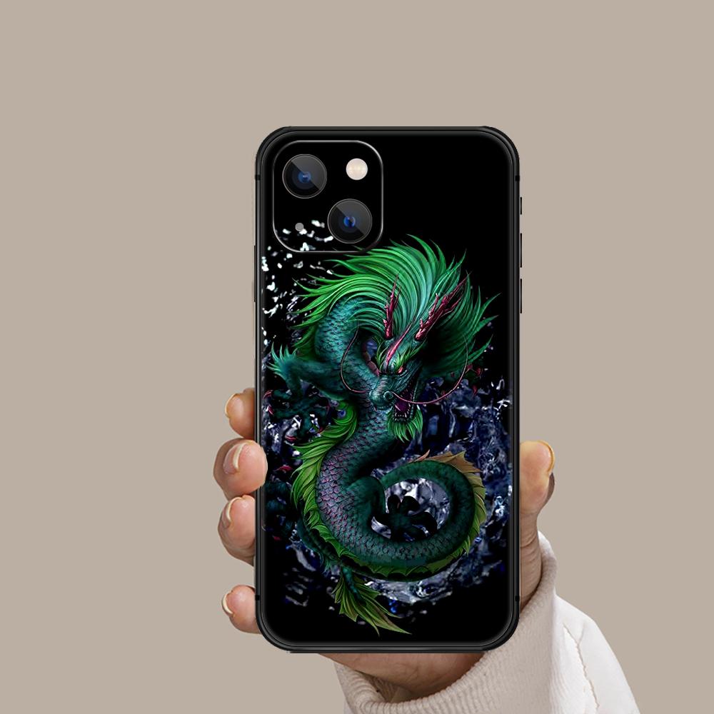 Чехол для телефона с изображением китайского дракона для iPhone Xiaomi Mi Samsung Galaxy Redmi Note AS 11 12 13 14 15 22 23 24 5G Pro Plus Max Fe Ultra