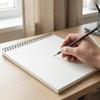 Up Turning Loose-Leaf Sketchbook Taking Notes Memo Notepad Portable Hand Ledger  Office