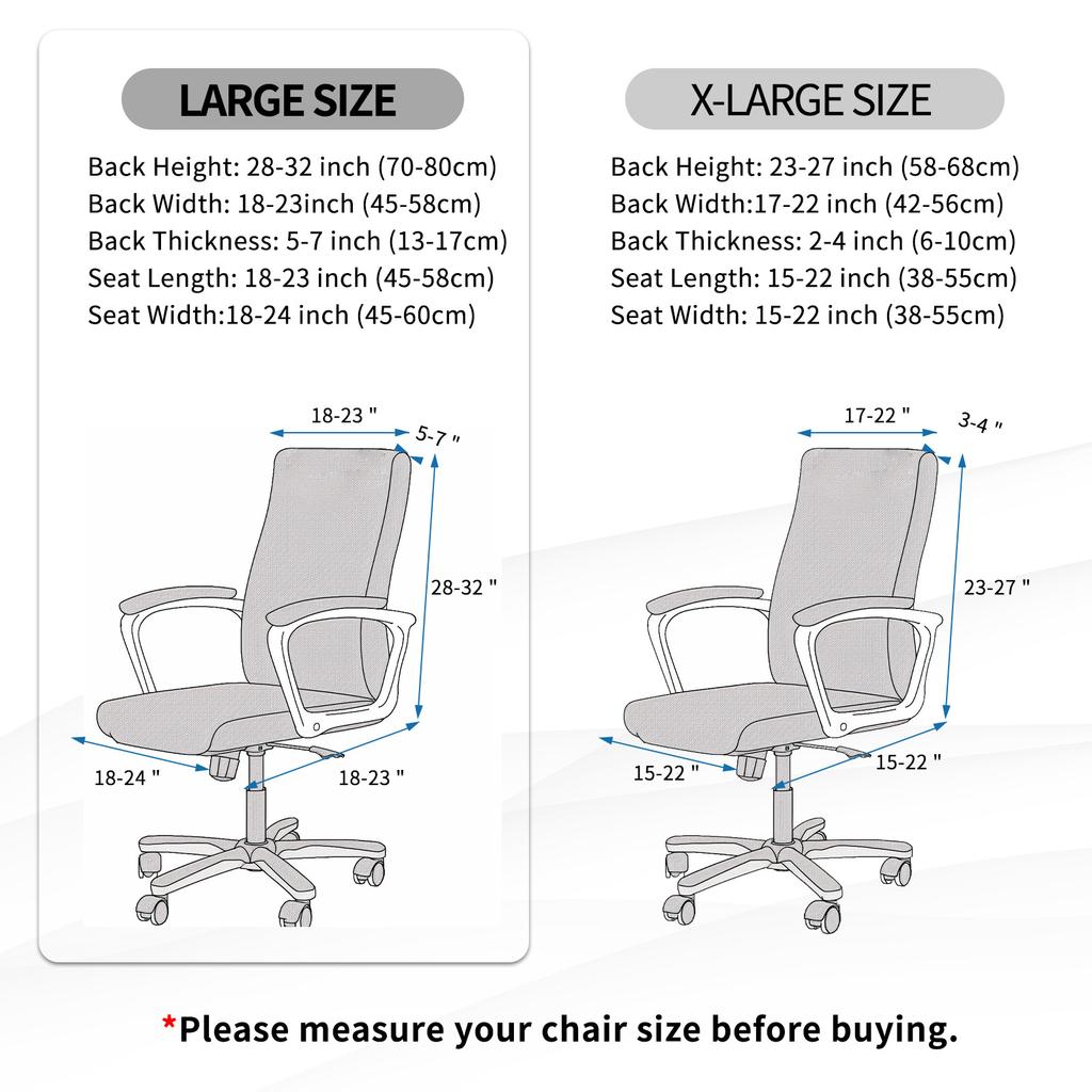 Office Chair Cover Computer Brushed Gaming Swivel Chair Elastic Chair Cover Chair Back Cover