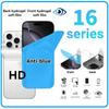 Для iPhone Air 11 13 14 15 16 17 Pro Max 12 Mini X XS XR Полное покрытие Защита экрана Мягкая пленка Анти-синий свет Передняя Прозрачная Задняя пленка